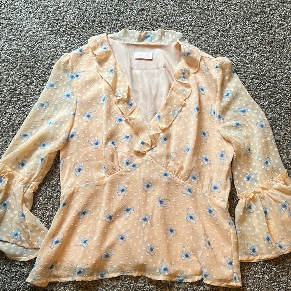 Pink Lily Top
